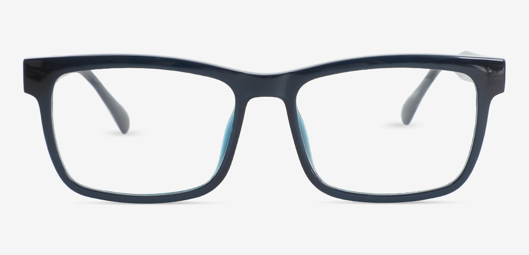 Ebenezer Blue Rectangle Glasses