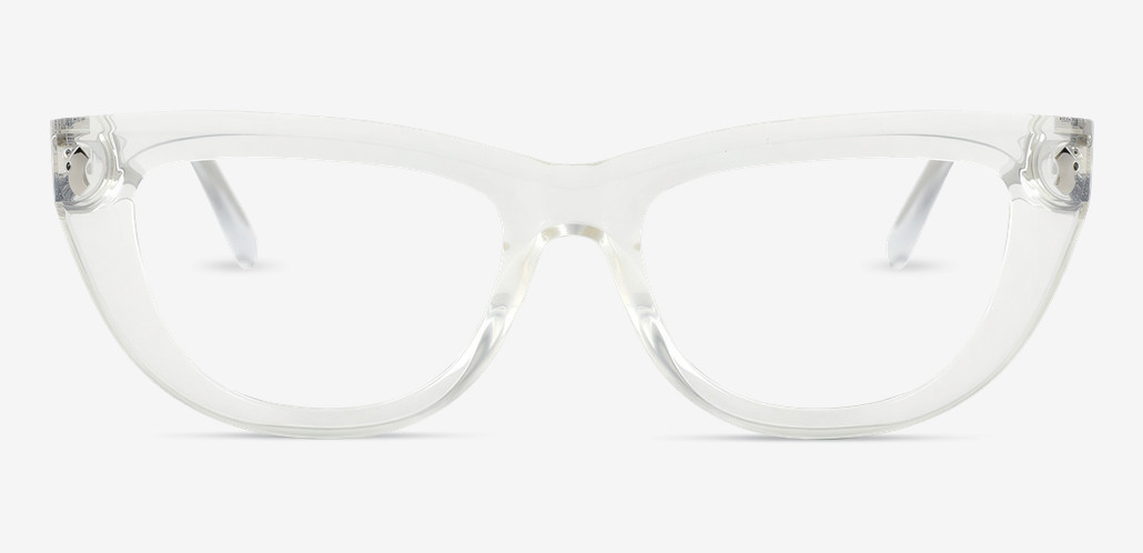 Rhys Clear Cat Eye Glasses