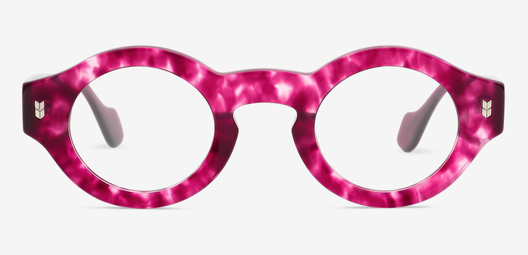 Young Gafas Redondas Moradas