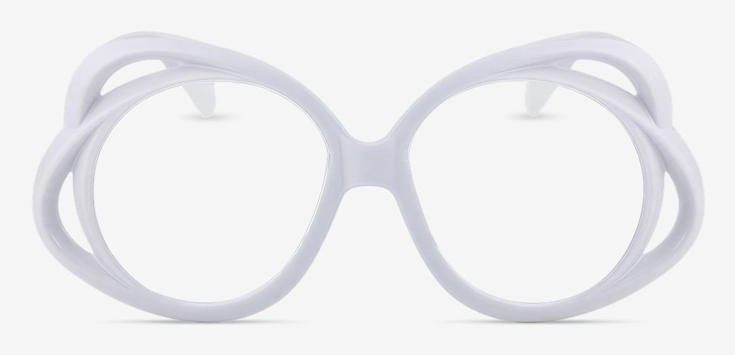 Harold Gafas Redondas Blancas