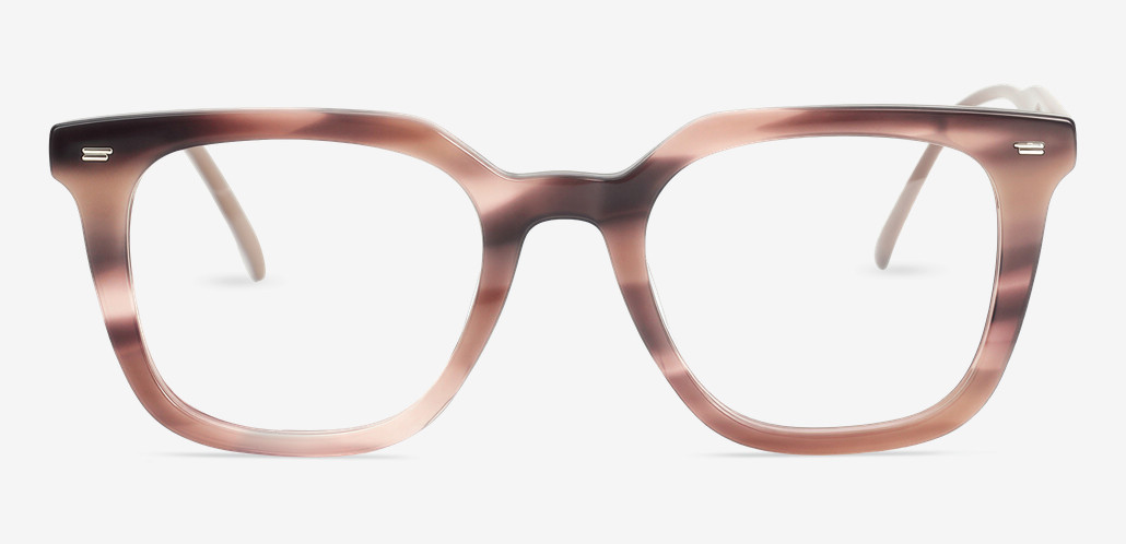 Grace Brown Square Glasses
