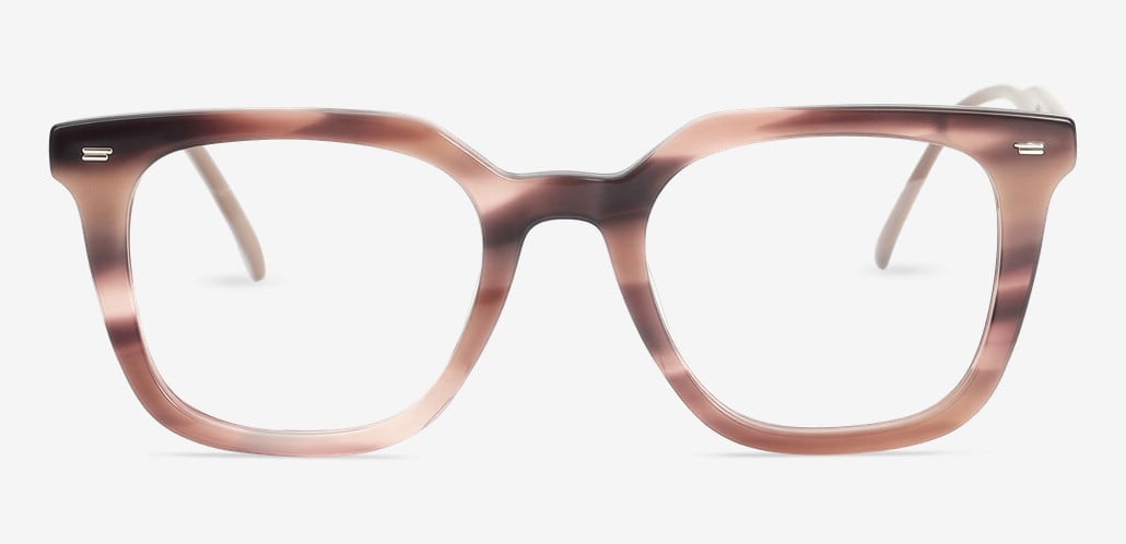 Grace Brown Square Glasses