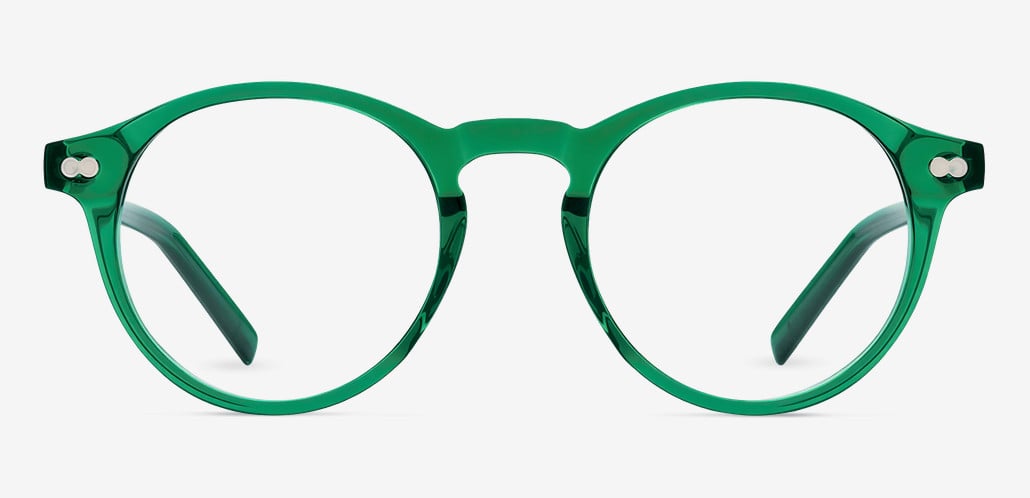 Cumberland Green Round Glasses