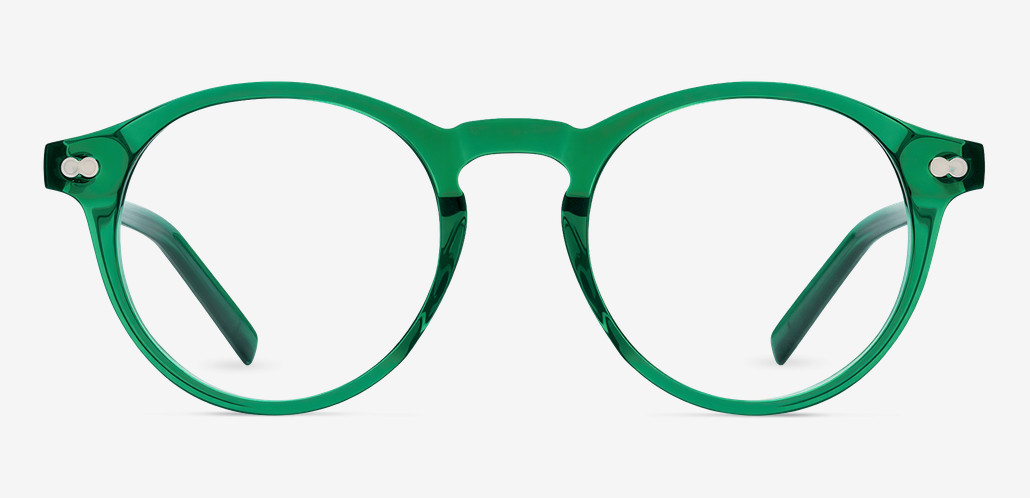 Cumberland Green Round Glasses