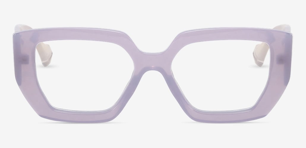 Ceolin Purple Rectangle Glasses