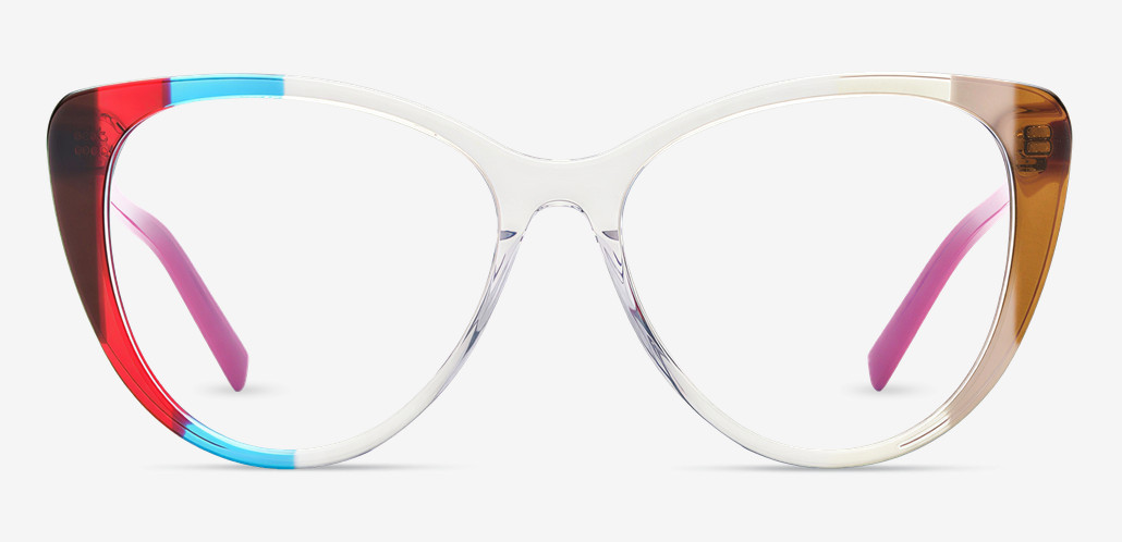 Ismail Clear Cat Eye Glasses