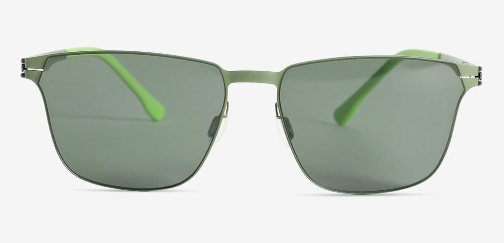 Eden Gafas de sol Cuadradas Verdes