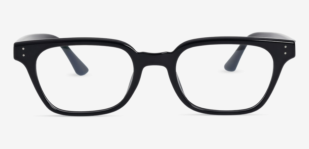 Hailey Gafas Rectangulares Negras