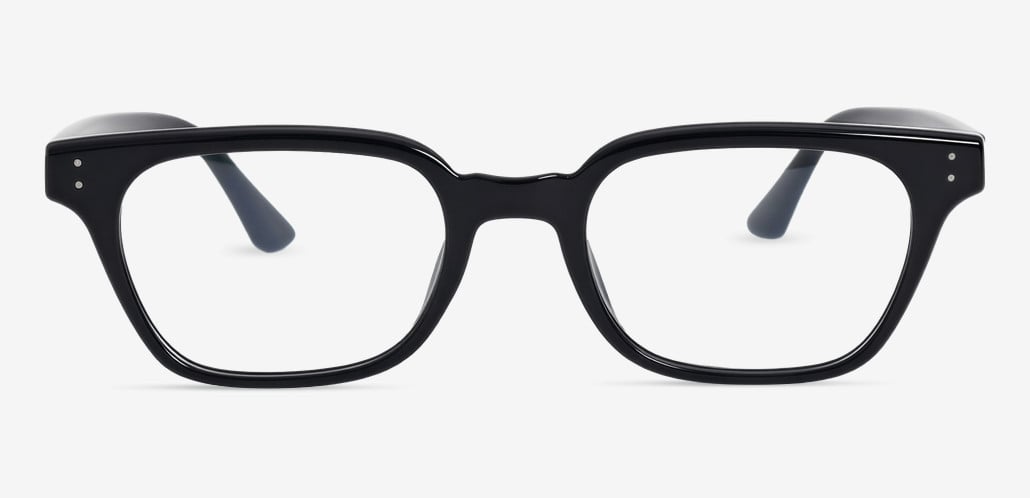 Hailey Gafas Rectangulares Negras