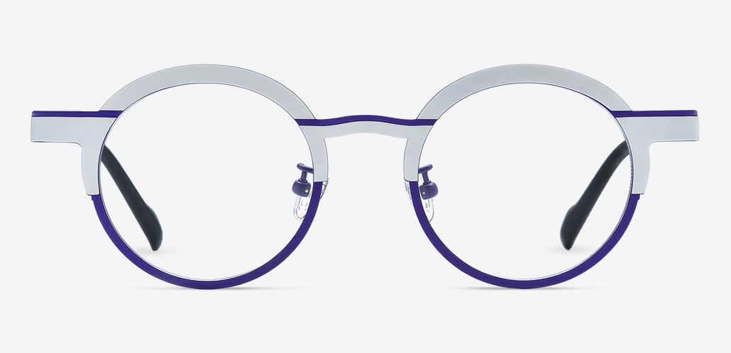 Blume Purple Round Glasses