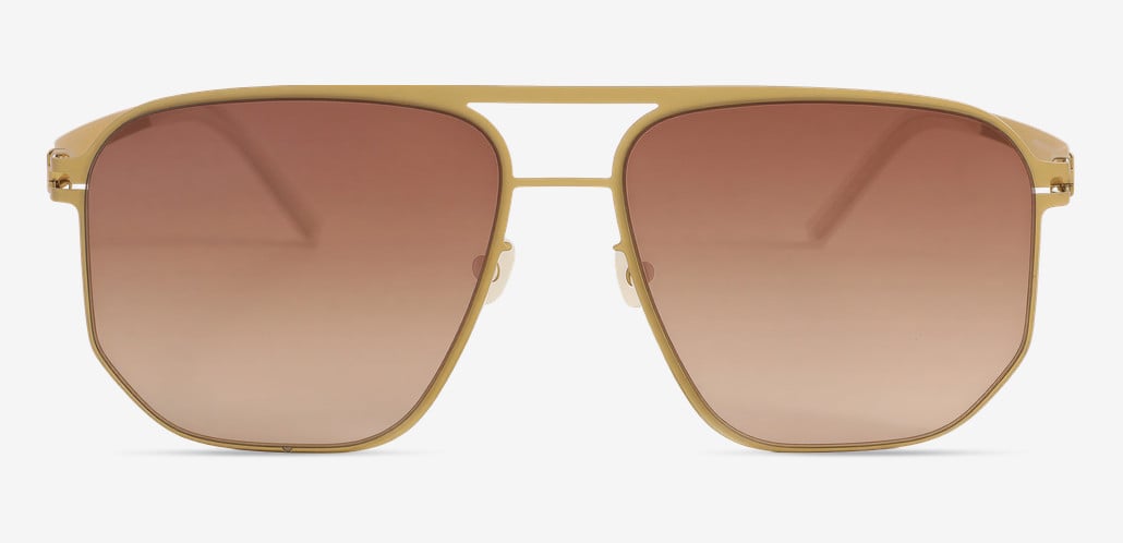 Sylvia Gold Aviator Sunglasses