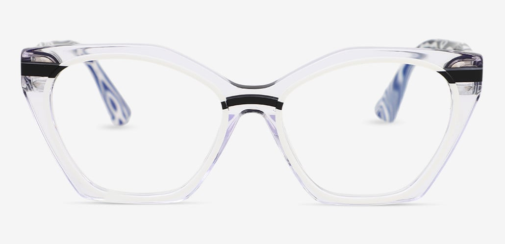 Nerissa Gafas Cat Eye Transparentes