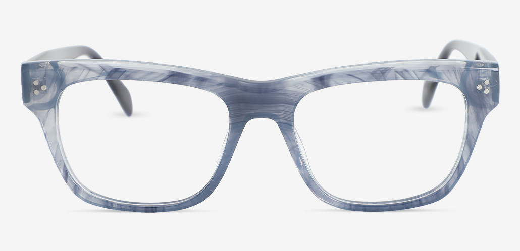 Jennifer Blue Rectangle Glasses