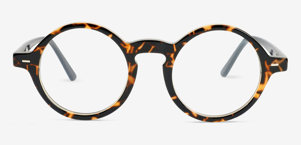 Aurora Tortoise Round Glasses