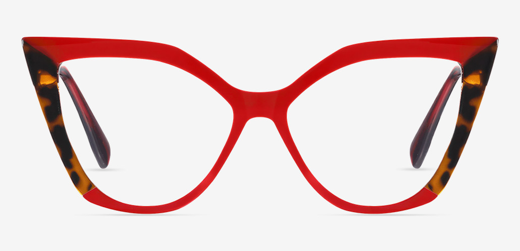 Faulkn Red Cat Eye Glasses