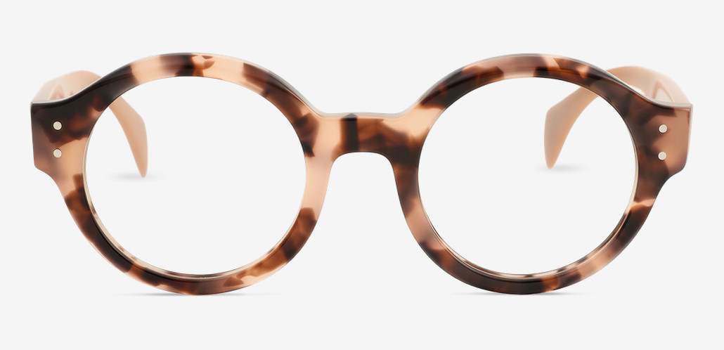 Burns Gafas Redondas Marrones