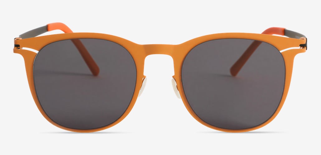 Susanna Orange Round Sunglasses