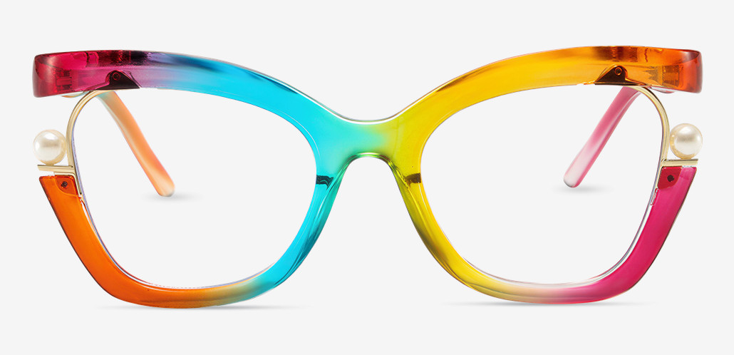 Halona Multicolor Cat Eye Glasses