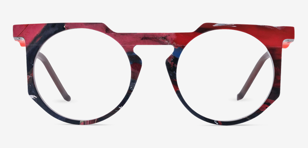 Timothy Rote Runde Brille