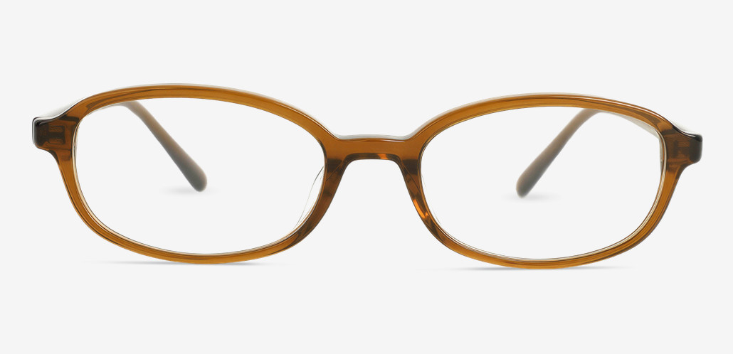 Marlon Brown Rectangle Glasses