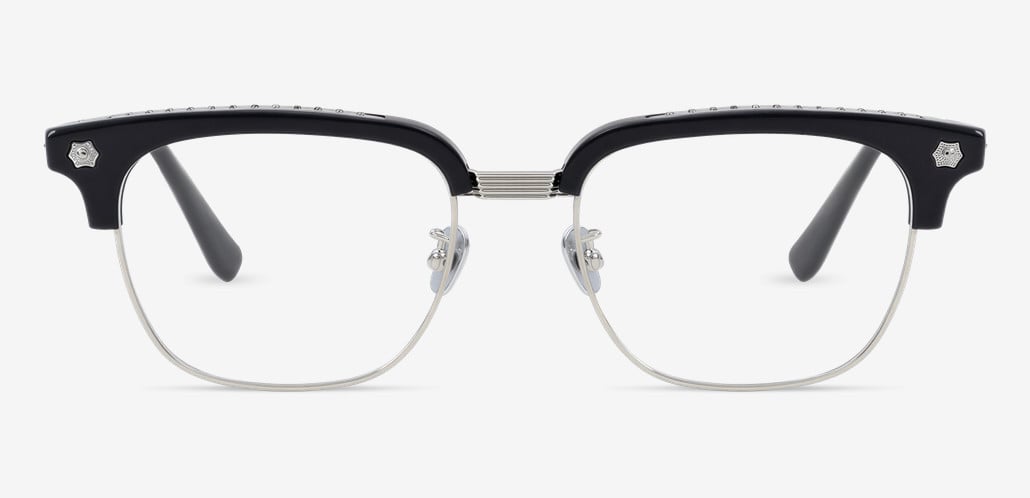 Derwin Silver Browline Glasses