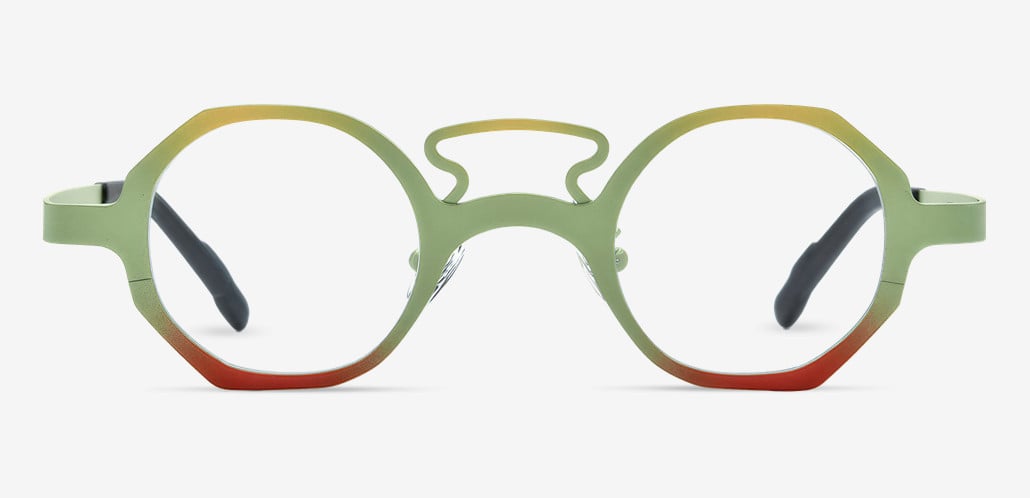 Matre Green Geometric Glasses
