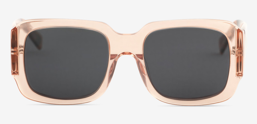 James Pink Square Sunglasses