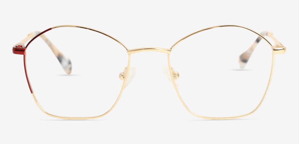 Baldwin Gold Geometric Glasses