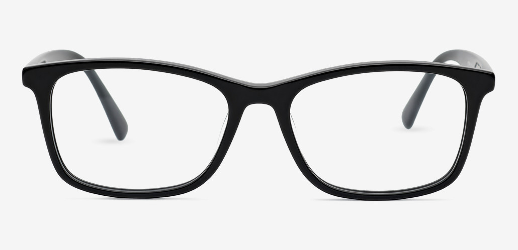 Gibson Black Rectangle Glasses