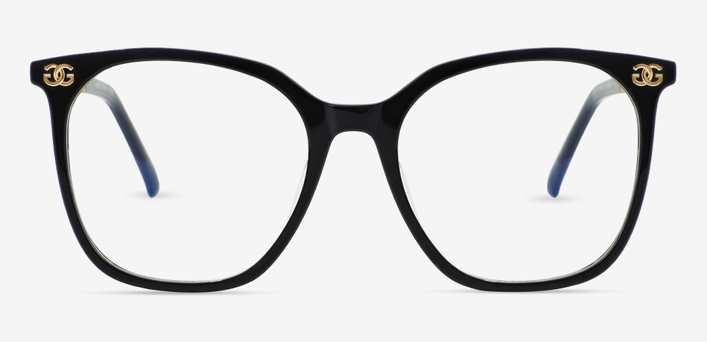Aberdeen Black Square Glasses