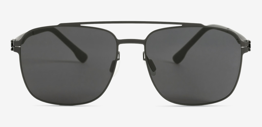Waters Black Aviator Sunglasses