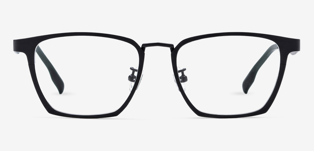 Baker Black Rectangle Glasses