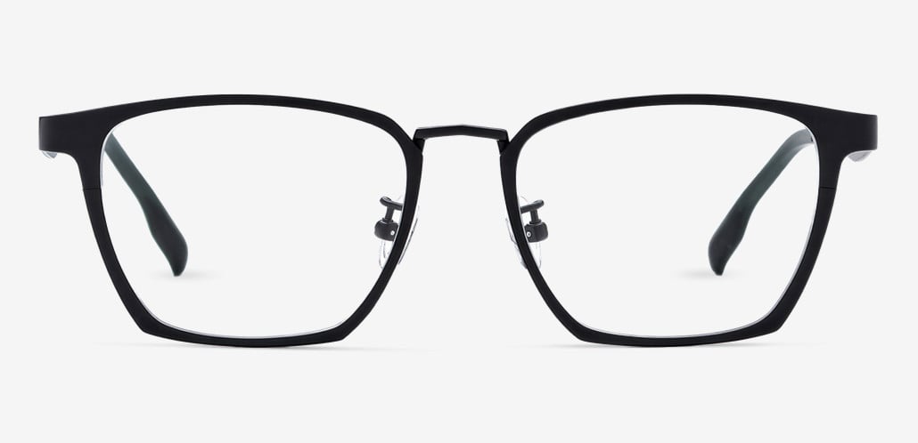 Baker Black Rectangle Glasses