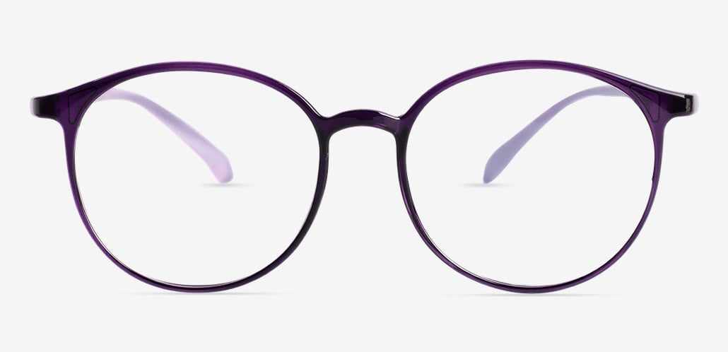 Ethel Gafas Redondas Moradas