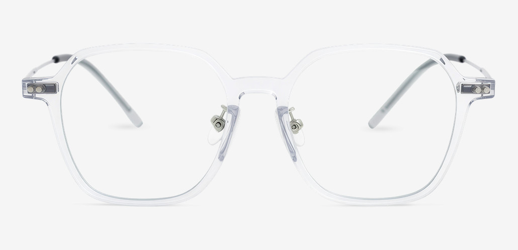 Aria Clear Geometric Glasses