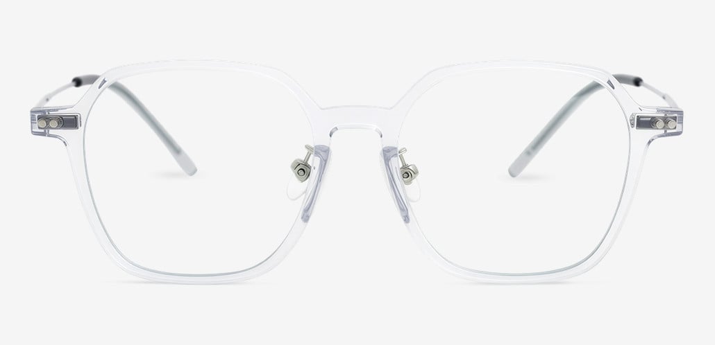 Aria Clear Geometric Glasses