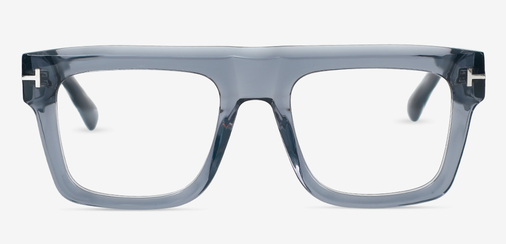 Errol Gray Square Glasses