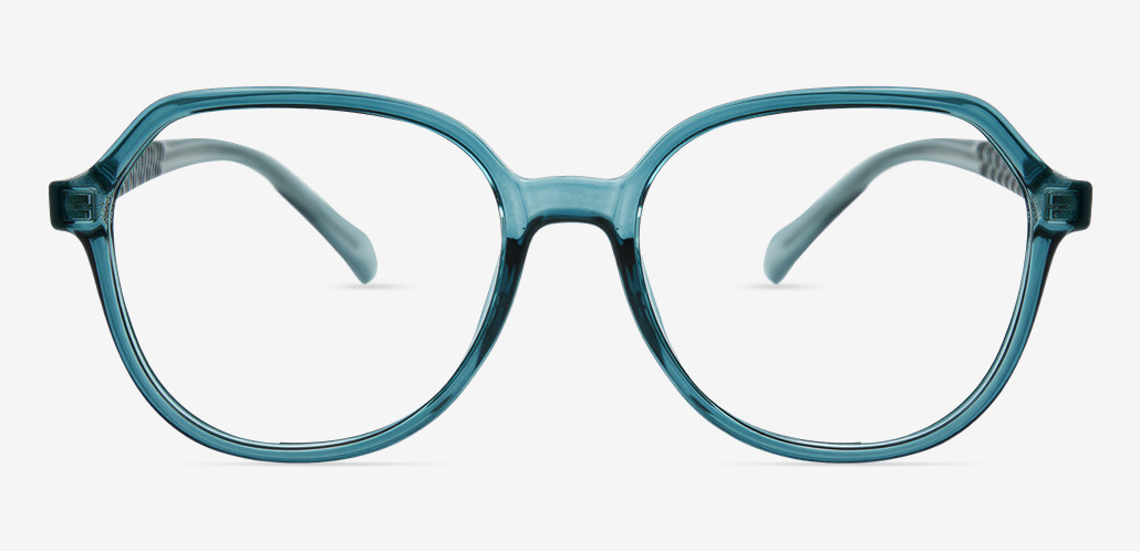 Hulda Green Geometric Glasses