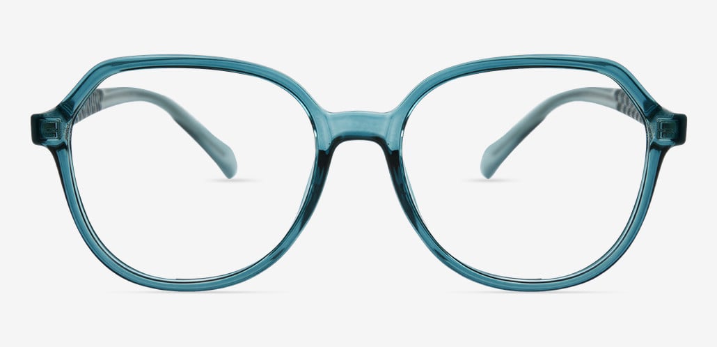 Hulda Green Geometric Glasses