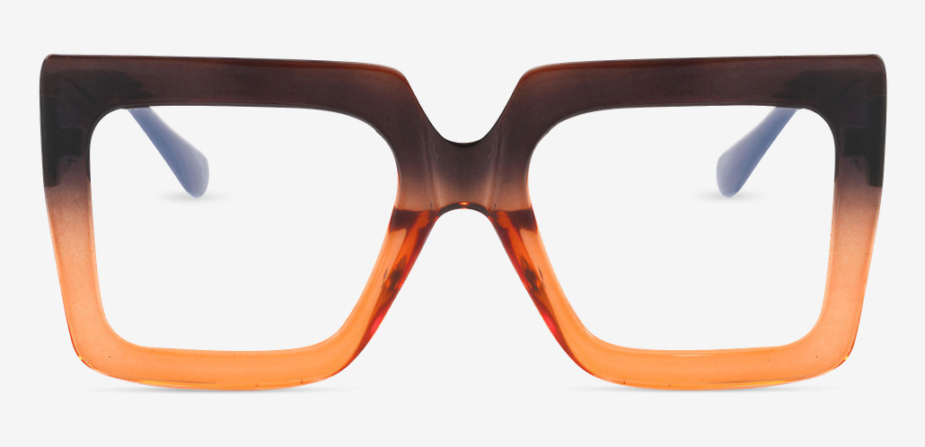 Quie Gafas Cuadradas Marrones