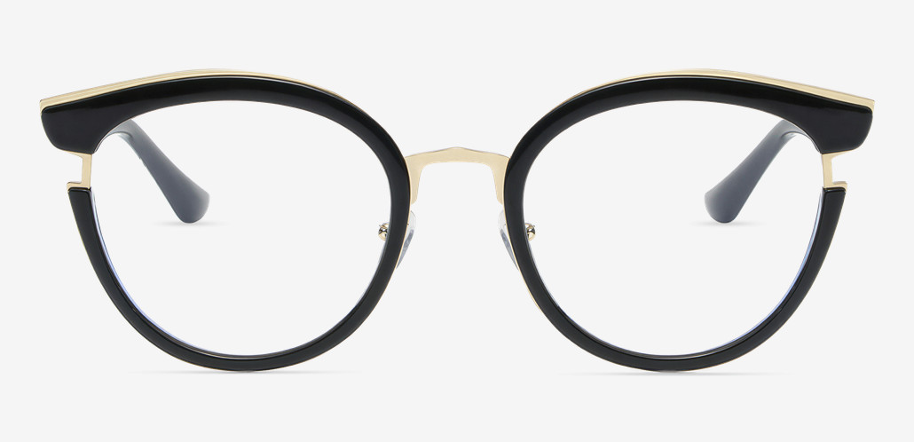 Harte Gafas Cat Eye Negras