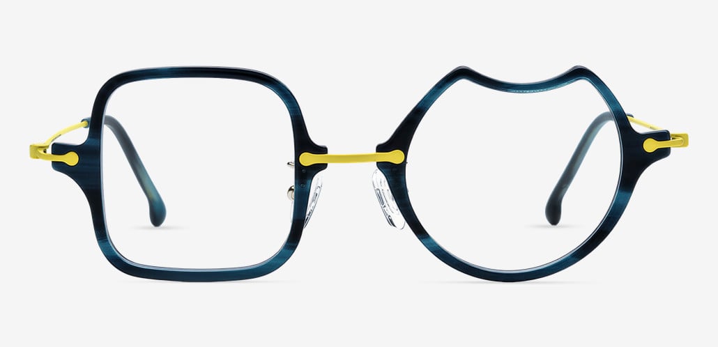 Oliver Blue Square Glasses