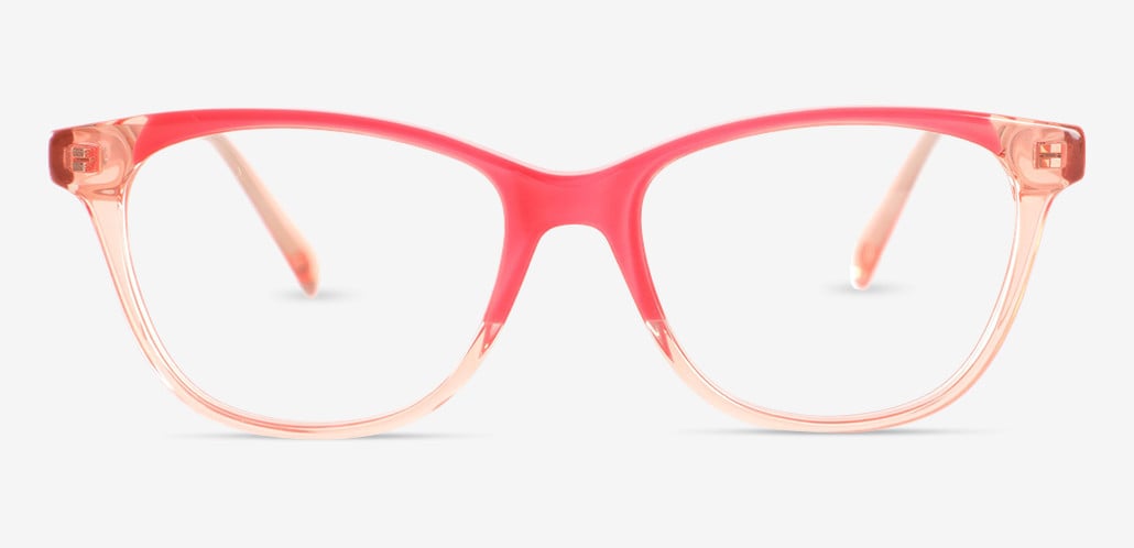 Toby Pink Square Glasses