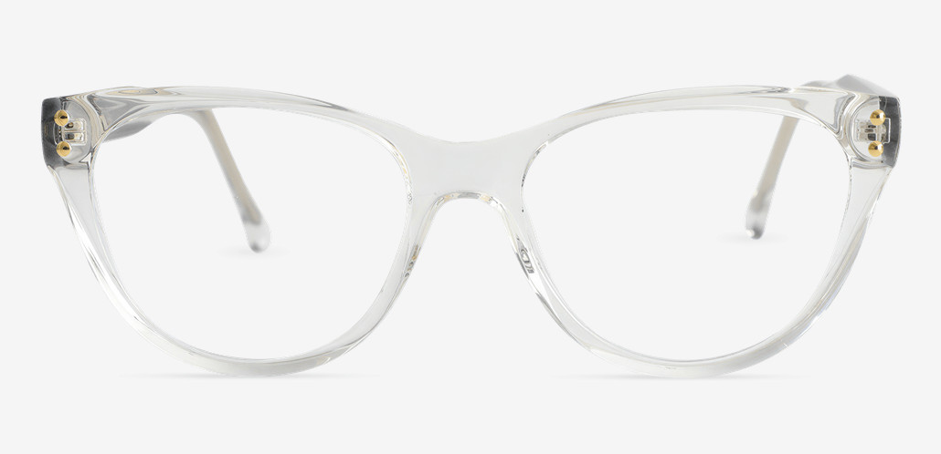 Bessemer Transparente Cat Eye Brille