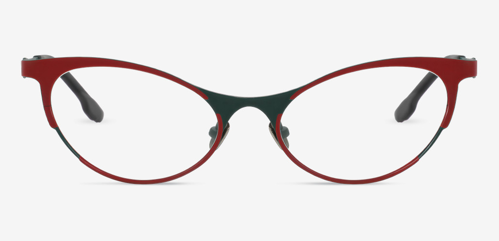 Neely Occhiali Cat Eye Rossi