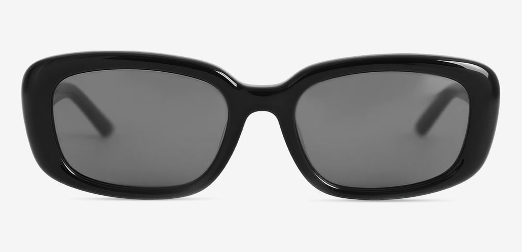 James Gafas de sol Rectangulares Negras