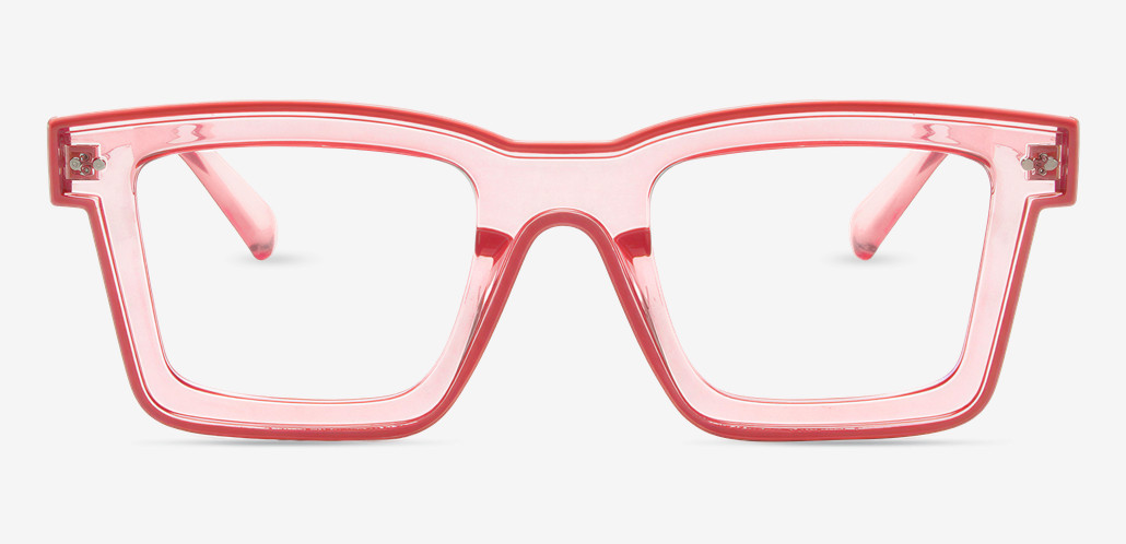Bronte Pink Square Glasses