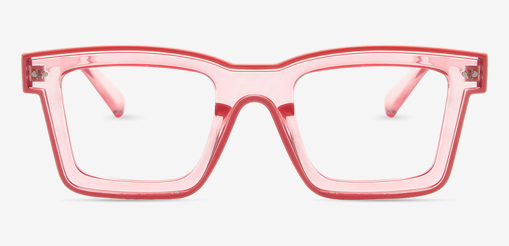 Bronte Pink Square Glasses