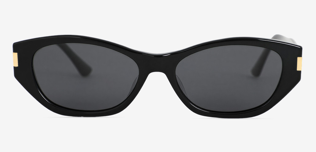 Graham Black Rectangle Sunglasses