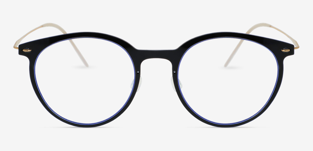 Jordan Black Round Glasses